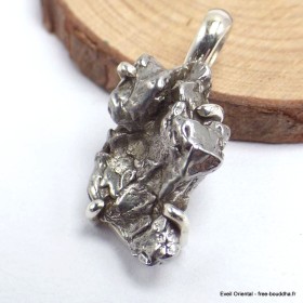 Pendentif Campo del Cielo - 2 Pendentifs pierres naturelles CWA67.2