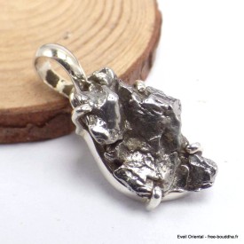 Pendentif Campo del Cielo - 2 Pendentifs pierres naturelles CWA67.2