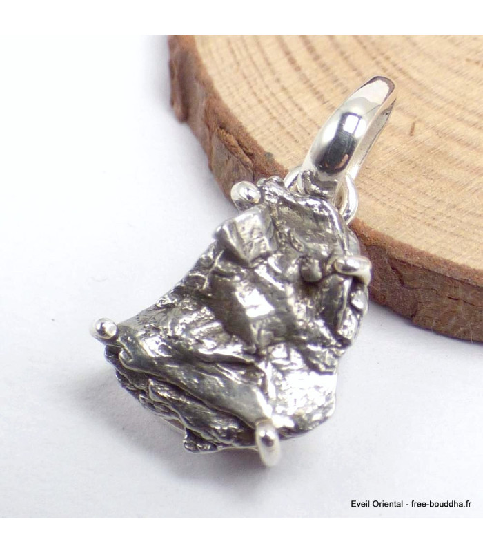 Pendentif Campo del Cielo - 3 Pendentifs pierres naturelles CWA67.3