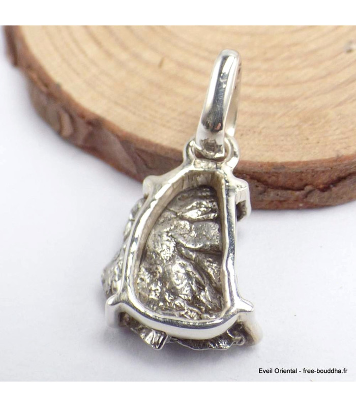 Pendentif Campo del Cielo - 3 Pendentifs pierres naturelles CWA67.3