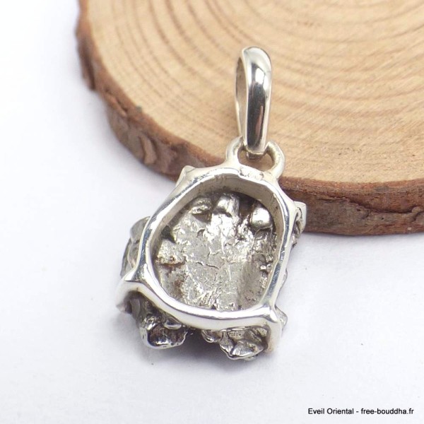 Pendentif Campo del Cielo - 4 Pendentifs pierres naturelles CWA67.4