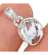 Pendentif Authentique Diamant d'Herkimer Pendentifs pierres naturelles KC45