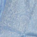 Châle écologique soie de bambou bleu parme Pashminas pure soie CFB12