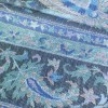 Châle écologique soie de bambou motif floral Pashminas pure soie CFB13