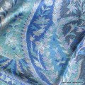 Châle écologique soie de bambou motif floral Pashminas pure soie CFB13