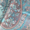 Pashmina soie de mûrier turquoise rose Tous les pashminas CSS81