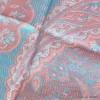 Pashmina soie de mûrier bleu rose Tous les pashminas CSS82