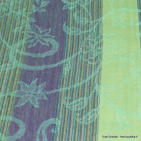 Châle en soie vert multicolore Tous les pashminas CSS84