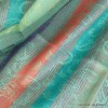 Châle en soie vert multicolore Tous les pashminas CSS84