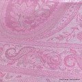 Châle rose argent en soie naturelle Tous les pashminas CSS89