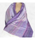 Châle violet mauve soie naturelle Tous les pashminas CSS90