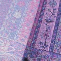 Châle violet mauve soie naturelle Tous les pashminas CSS90