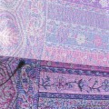 Châle violet mauve soie naturelle Tous les pashminas CSS90