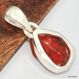 Pendentif authentique Opale de feu - Pendentifs pierres naturelles