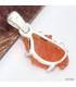 Pendentif authentique opale mexicaine serti griffes Pendentifs pierres naturelles KC8.8