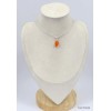Pendentif authentique opale mexicaine serti griffes Pendentifs pierres naturelles KC8.8