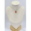 Pendentif authentique opale mexicaine serti clos Pendentifs pierres naturelles KC8.8