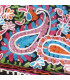 Pashmina noir brodé fils et perles Nos Châles LJ29