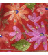 Châle oriental femme rouge brodé perles Pashminas laine et broderies LJ11