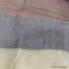 Châle népalais en laine de yack beige bleu Tous les pashminas CPLY231