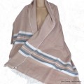 Châle laine de yack rose taupe Tous les pashminas CPLY233B