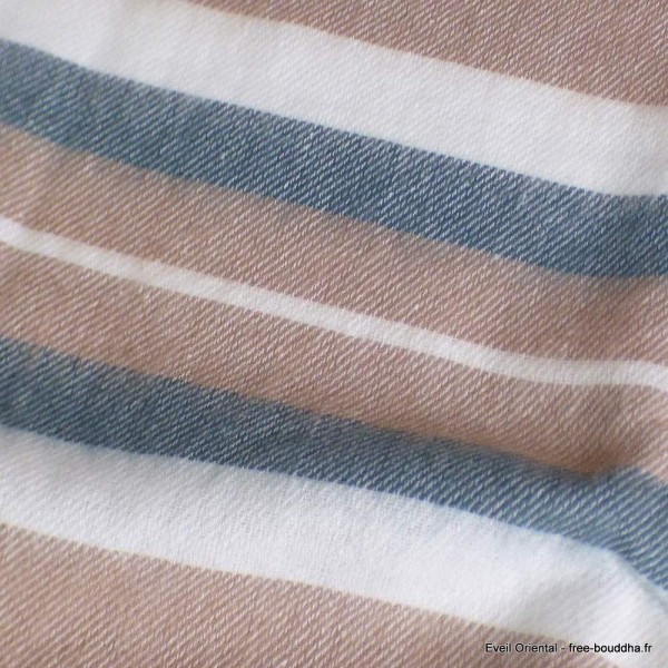 Châle laine de yack rose taupe Tous les pashminas CPLY233B