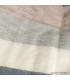 Châle nepalais rayures bleu gris Tous les pashminas CPLY233