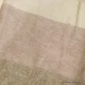 Châle nepalais rayures beige jaune - Châles laine de yak