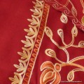 Etole femme bordeau en laine brodée Pashminas laine et broderies NCT25
