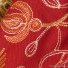 Etole femme bordeau en laine brodée Pashminas laine et broderies NCT25