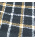 Châle écharpe Homme noir carreaux Echarpe pour Homme hom12
