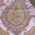 Châle violet parme en laine duvet - Châles en laine faits main