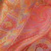 Châle rouge or soie naturelle Tous les pashminas CSS97