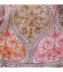 Châle laine femme écru multicolore brodé Pashminas laine et broderies CBP14