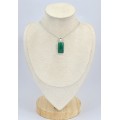Pendentif Onyx vert cabochon Pendentifs pierres naturelles SK1.2