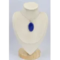 Pendentif Lapis lazuli brut oval grade AAA - Pendentifs pierres naturelles