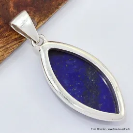 Pendentif Lapis lazuli marquise grade AAA - Pendentifs pierres naturelles