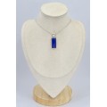 Pendentif Lapis lazuli rectangulaire Pendentifs pierres naturelles SK2.2
