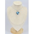 Pendentif Glaciérite blue ice triangulaire Pendentifs pierres naturelles SK3.1