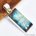 Pendentif Nakaurite Glaciérite blue ice rectangulaire Pendentifs pierres naturelles SK3.2