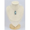 Pendentif Nakaurite Glaciérite blue ice rectangulaire Pendentifs pierres naturelles SK3.2