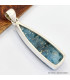 Pendentif Glaciérite blue ice forme libre Pendentifs pierres naturelles SK3.3