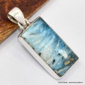 Pendentif rectangulaire en Glaciérite Pendentifs pierres naturelles SK3.4