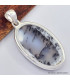 Pendentif Merlinite Opale dendritique ovale - 2 Bijoux en Opale Dendritique (Merlinite) SK5