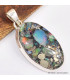 Pendentif Opale Ethiopienne sur Pyrite (composite) Bijoux en Opale Ethiopienne SK6
