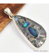 Pendentif en Opale Ethiopienne sur Pyrite  Pendentifs pierres naturelles SK6.3