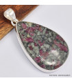 Gros pendentif goutte en Eudialyte Pendentifs pierres naturelles SK7.1