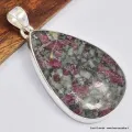 Gros pendentif goutte en Eudialyte - Pendentifs pierres naturelles