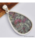 Gros pendentif goutte en Eudialyte Pendentifs pierres naturelles SK7.1