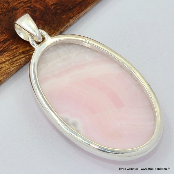 Pendentif argent Calcite Mangano Bijoux en Calcite SK9.1